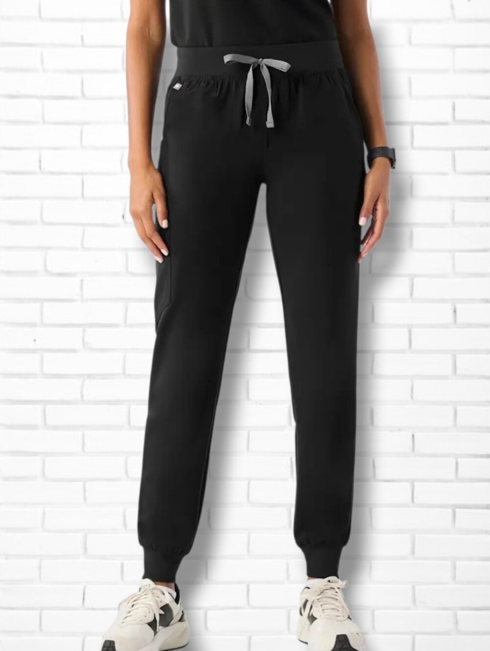 Figs Black Zimora Scrub Jogger Pants Size XS
